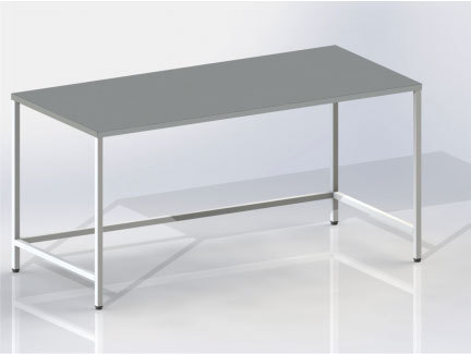 Стол лабораторный СЛ-1, столешница из нерж.стали