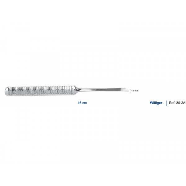 Распатор Williger, 16 см, 4,0 мм., HLW Dental Instruments (Германия)