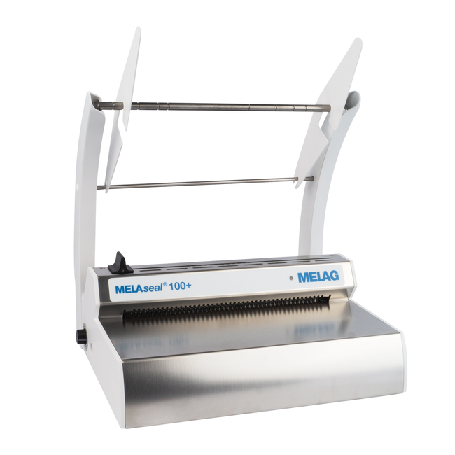 MELAseal RH 100+ Comfort - запечатывающие устройство для стерилизационных рулонов, в комплекте с бобинодержателем | Melag (Германия)