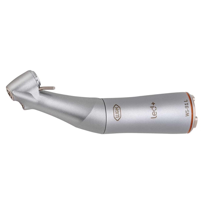 WS-91 L - повышающий угловой наконечник с генератором света, с наклоном головки под 45, с внешним спреем, для соединения W&H EM-19 LC/EM-19, 1:2.7 | W&H DentalWerk (Австрия)