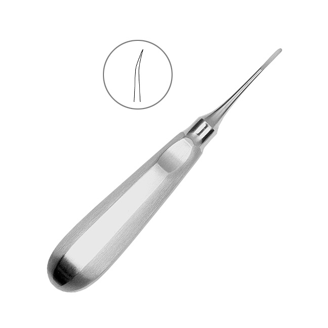 Люксатор изогнутый, 2 мм (13-5LX) | HLW Dental Instruments (Германия)