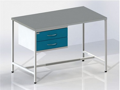 Стол лабораторный СЛ-2, столешница металл