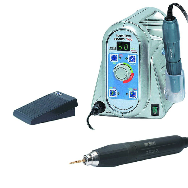 Marathon Handy 700 - бесщеточный зуботехнический микромотор повышенной мощности с наконечником BM40M/BHS1, 40000 об/мин, 230 Вт, FS60N | Saeyang Microtech (Ю. Корея)