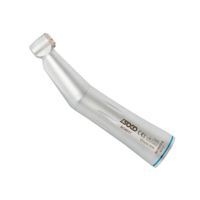 SOCO D17-C - угловой наконечник с внутренним охлаждением, без света, 1:1 | SOCO (Китай)