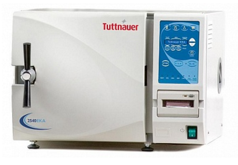 2540 ЕКА  Электронный (автоматический) автоклав класса "N" с укороченным циклом стерилизации (квиклав) и воздушной помпой для сушки. Объём стерилизационной камеры 23 л., Tuttnauer Company Ltd. (Израиль)