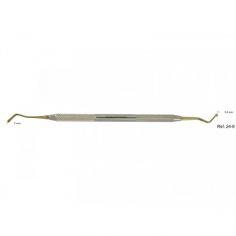 Гладилка-штопфер, жесткая-шарик, 2,0-2,4 мм, нитрид титановое покрытие