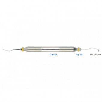 Кюрета парадонтологическая Gracey, форма 5/6, ручка DELUXE, диаметр 10 мм