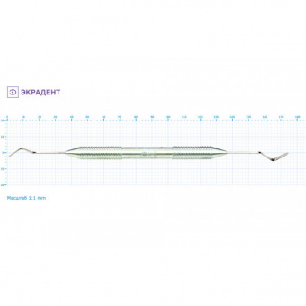 03-05 - гладилка дистральная разноширокая 1,6/2,5, Экрадент (Россия)