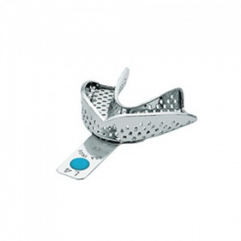 Ложка слепочная нижняя средняя (M) с перфорацией с бортиками, Asa Dental (Италия)