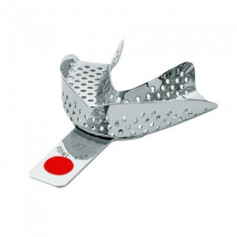 Ложка слепочная нижняя малая (S) с перфорацией без бортиков, Asa Dental (Италия)