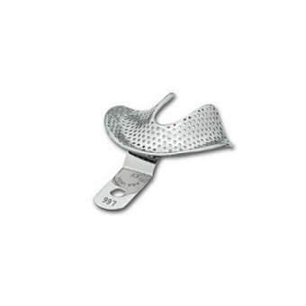 Ложка слепочная нижняя большая (L) с перфорацией для беззубых челюстей, Asa Dental (Италия)