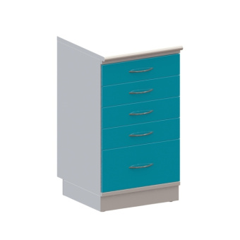 Т5 - тумба напольная на подиуме, 5 выдвижных ящиков | Виталия (Россия)